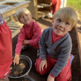Early years play equipment outdoors