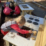 Early years play equipment outdoors
