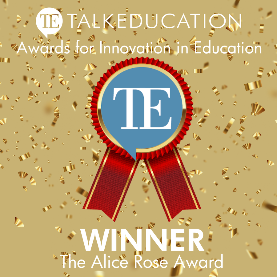 Talk Education Awards - winner Alice Rose Award