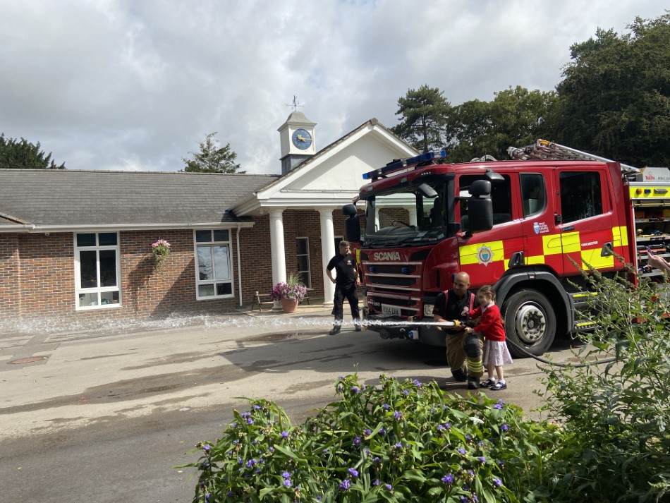 Fire engine speeds off | Westbourne House School