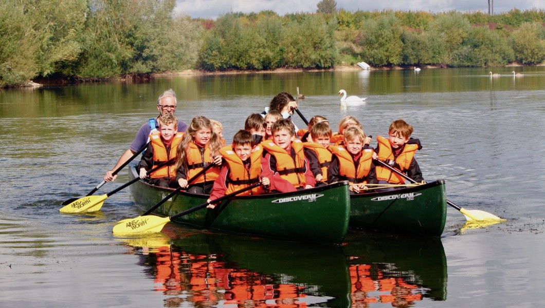 CANOEING ON LAKE