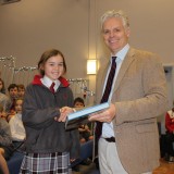 Award from Headmaster