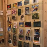 Secret art postcards