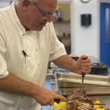 Chef Graham carving 