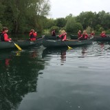 PE canoeing