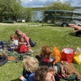 Nursery walk and picnic at the lake