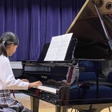 piano at concert prep school music