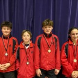 Cross country medal and cup winners
