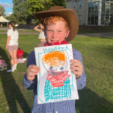 wanted sign made by pupil