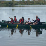 pupils paddling 