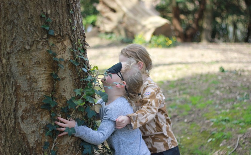 Find your tree - forest school game