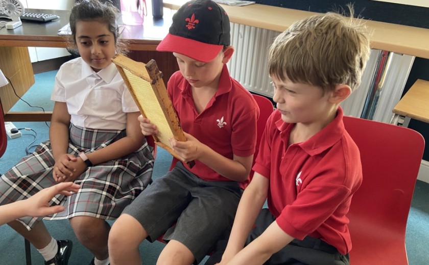 beekeeper visit to the school