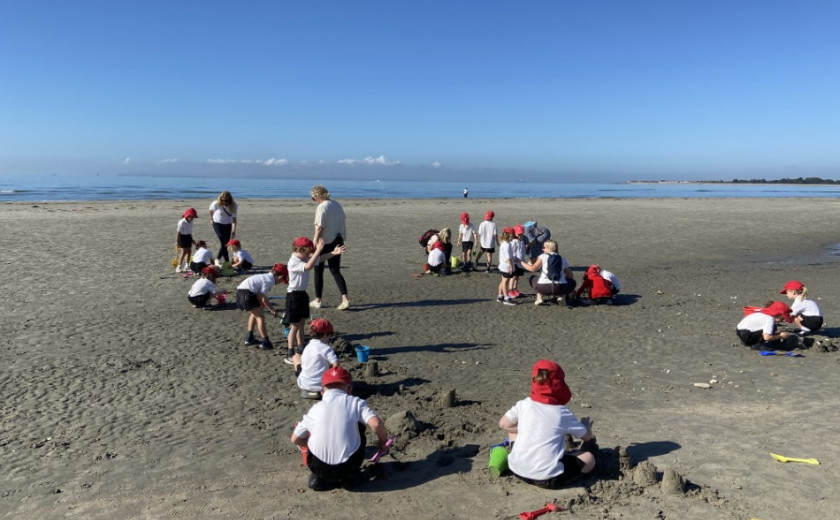 Year 1 at the beach