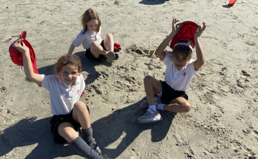 Year 1 at the beach