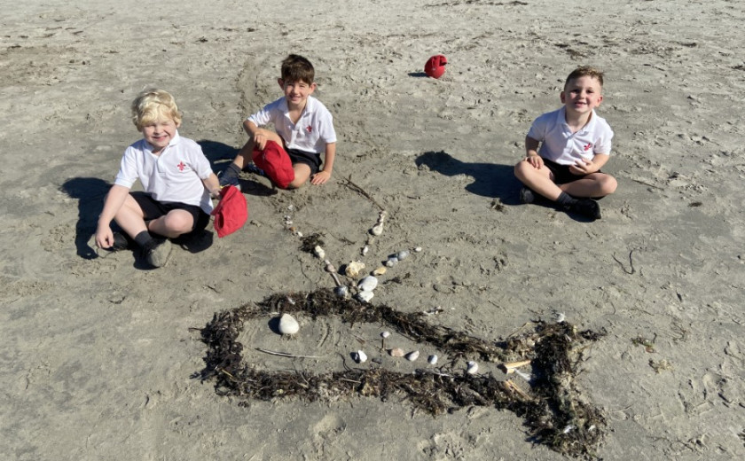 Year 1 at the beach