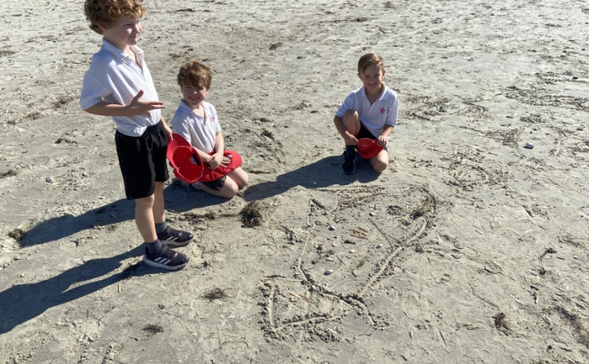 Year 1 at the beach