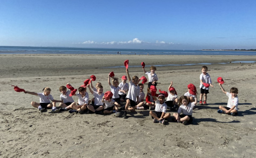 Year 1 at the beach