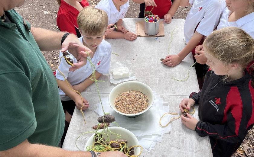 Pupils at Seeley Copse