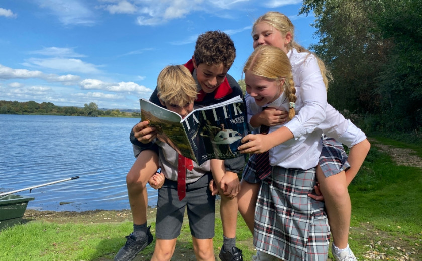children reading Tatler 2027