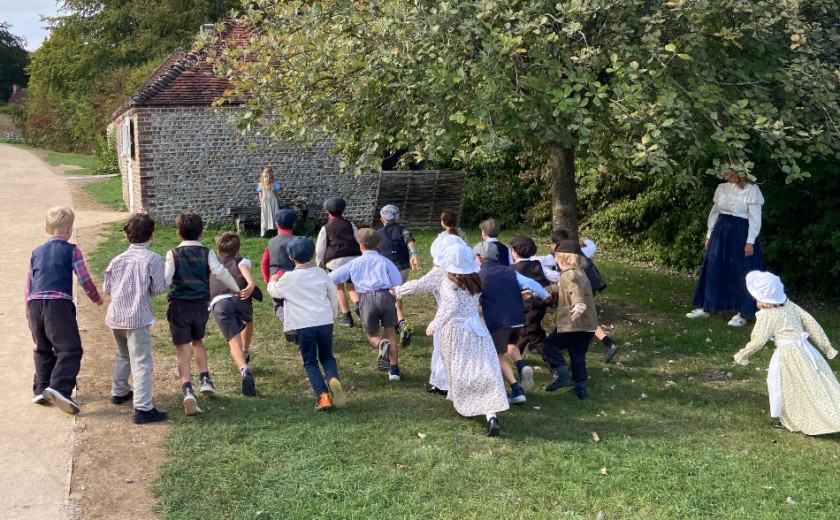 year 2 trip to Weald and Downland Museum 