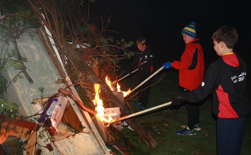 boarders bonfire night