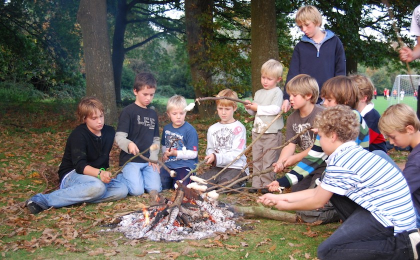 camp fire cooking