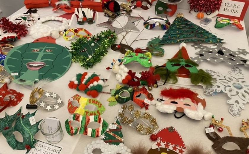 Christmas Hats on display