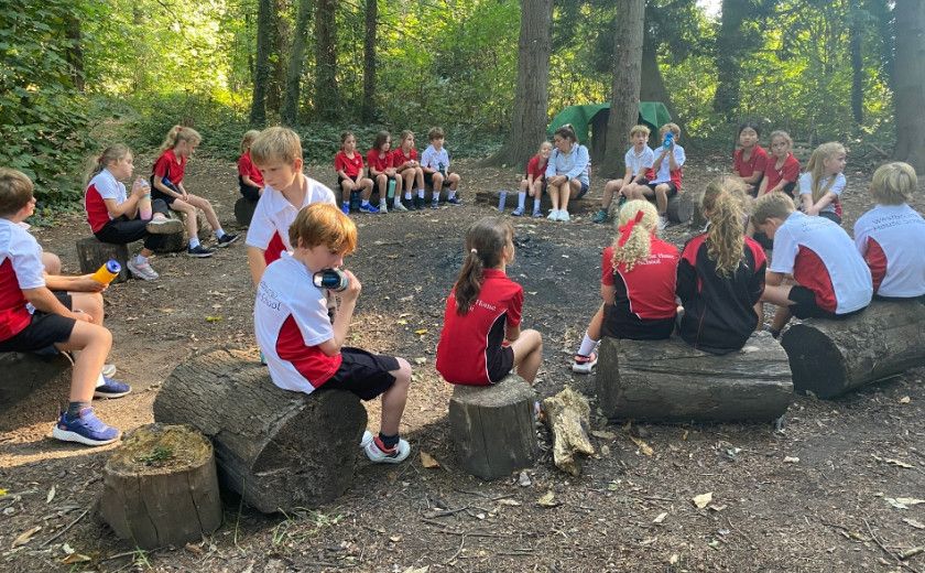 Pupils at Seeley Copse