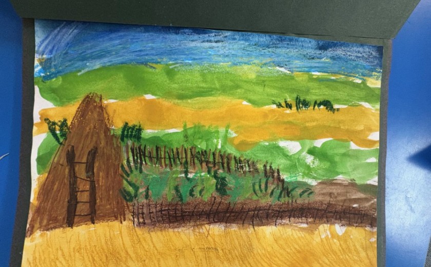 Van Gogh inspired artwork