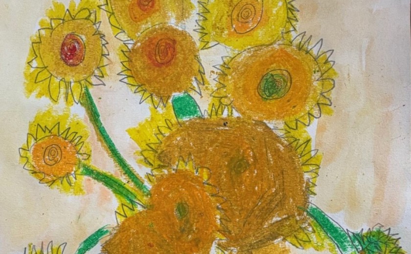 Van Gogh inspired artwork