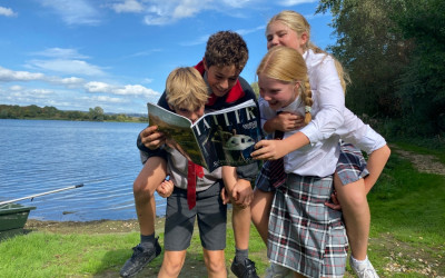 children reading Tatler 2027